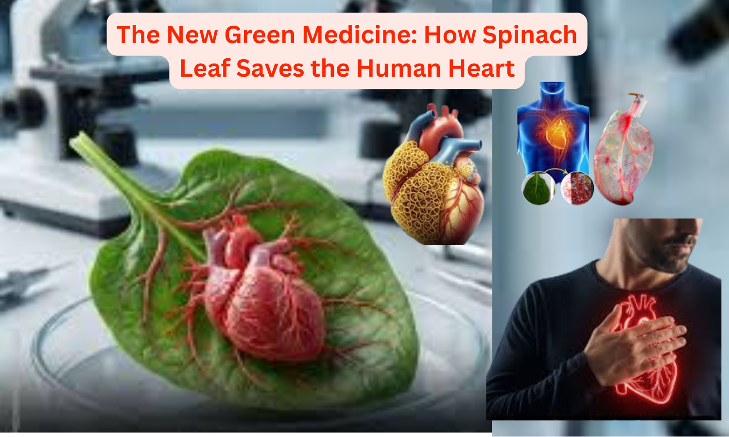 The New Green Medicine: How Spinach Leaf Saves the Human Heart